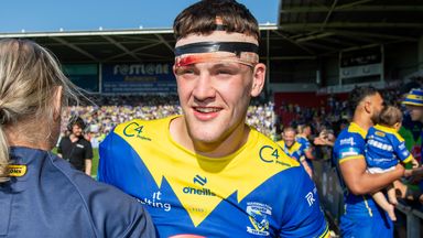 Image from Challenge Cup final: Warrington Wolves' rising star Josh Thewlis spurred on by Wembley glory aim