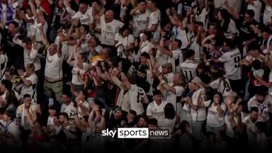 Joyous scenes at Bernabeu as Real Madrid fans celebrate CL win