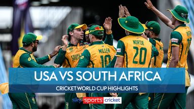Highlights: Destructive De Kock stars as South Africa hold off USA
