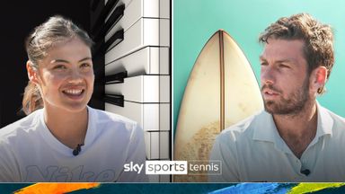 'Surfing, golf, painting and food!'| Norrie & Raducanu's ideal days off!