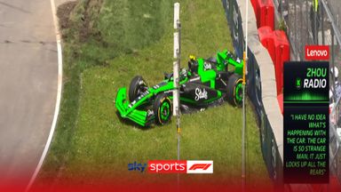 Zhou crash brings out red flag