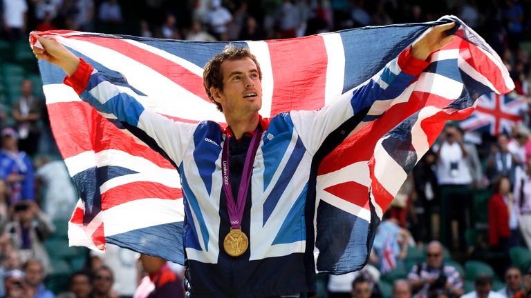 Less than a month after losing the Wimbledon final, Murray captured Olympic gold on Center Court with a victory over Federer