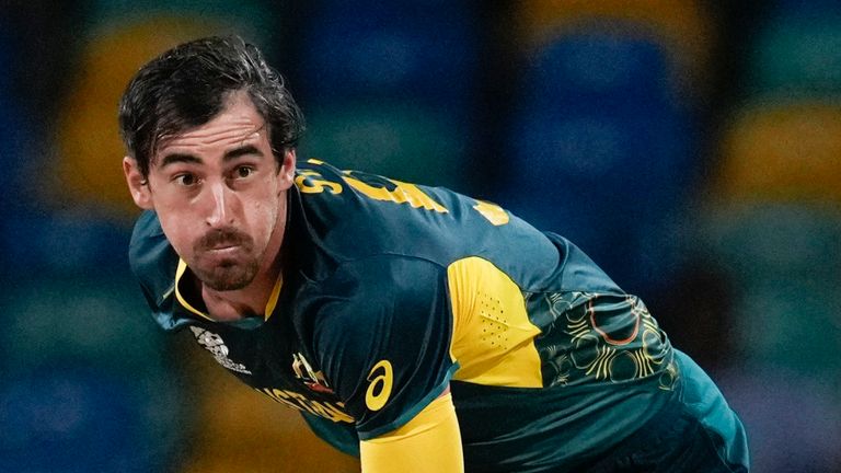 Mitchell Starc dari Australia (Associated Press)