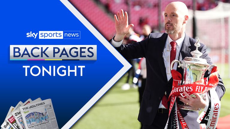 ten Hag back pages