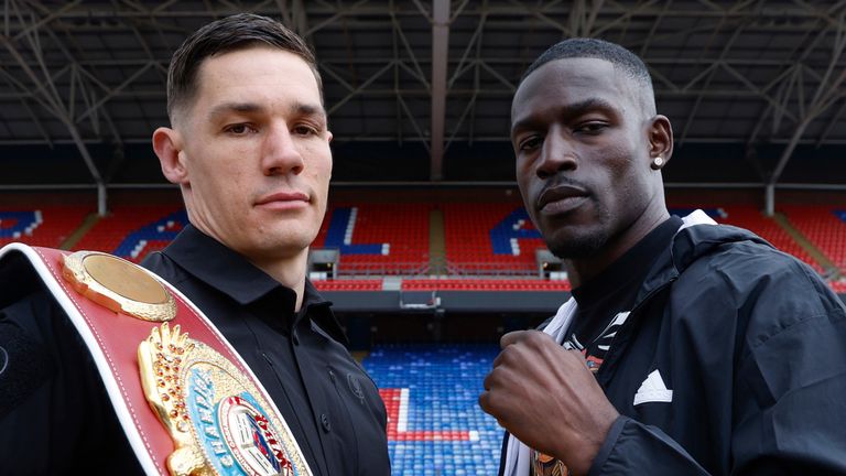 Watch Chris Billam-Smith and Richard Riakporhe face off at Selhurst Park this Saturday