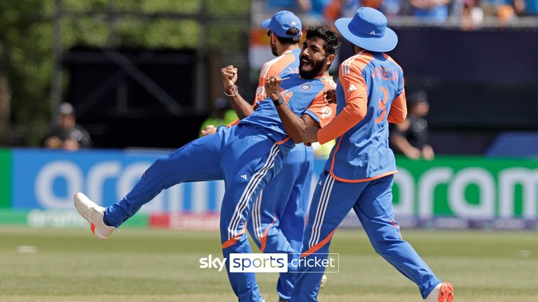 Jasprit Bumrah took the crucial wicket of Muhammad Rizwan to revive India's hopes of beating their fierce rivals Pakistan.