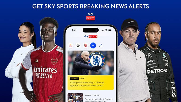 Get Breaking News alerts on the Sky Sports app