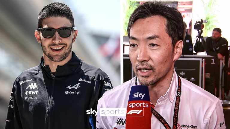 Haas team principal Ayao Komatsu praised Esteban Ocon and confirmed that he is in talks with the French driver.