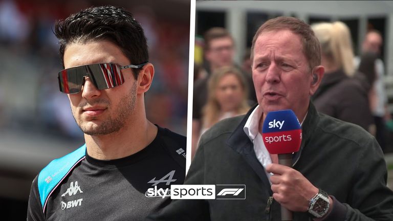 Sky Sports' Martin Brundle believes Esteban Ocon will go to Haas after his exit from Alpine at the end of the season.