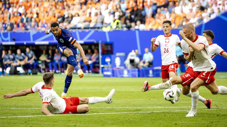 Cody Gakpo scored the Netherlands' equalizer against Poland