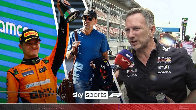 Christian Horner believes McLaren will push Red Bull hard this season and also backs Adrian Newey's decision on where he'll end up with his future.