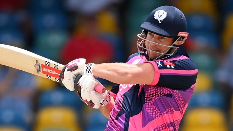 Scotland's George Munsey batting vs England at T20 World Cup (Getty Images)