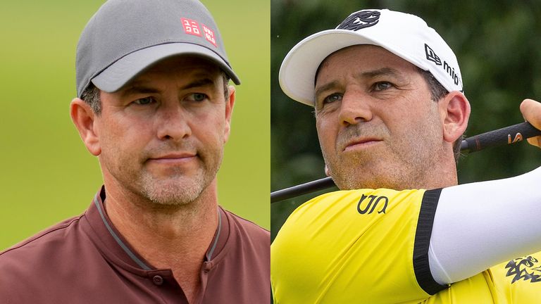 Adam Scott and Sergio Garcia will both feature at the US Open this week, live on Sky Sports