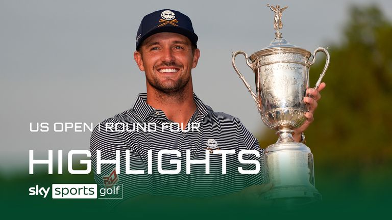 Highlights from the fourth round of the US Open at Pinehurst No 2.