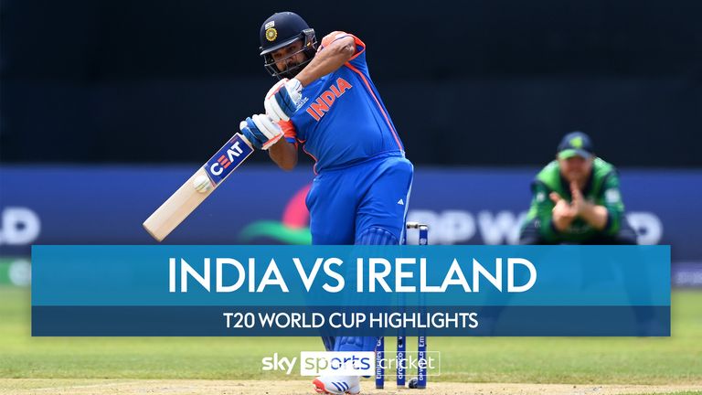 Highlights from New York where India thrashed Ireland by eight wickets at their opening game of the T20 World Cup. 