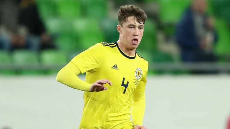 Jack Hendry made his Scotland debut against Hungary