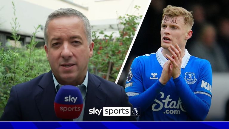 Sky Sports News chief reporter Kaveh Solhekol gives the latest on Man Utd's 'top target' Jarrad Branthwaite, after the news the team is expected to make a formal approach for the Everton defender.