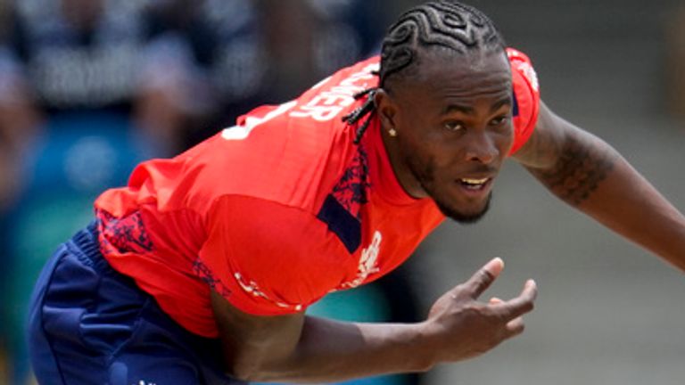 England's Jofra Archer (Associated Press)