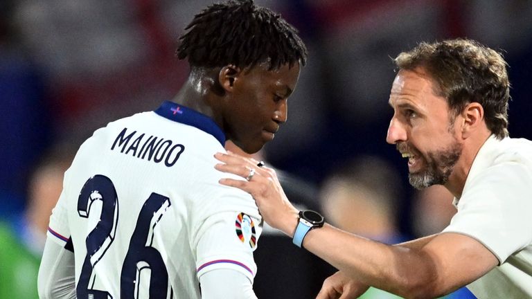 Kobbie Mainoo has given Gareth Southgate something to think about with a smart second-half display
