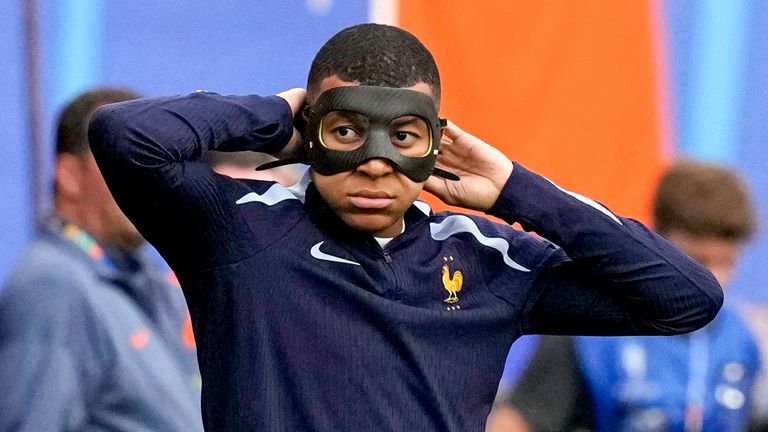 Kylian Mbappe started on the bench for France against Netherlands