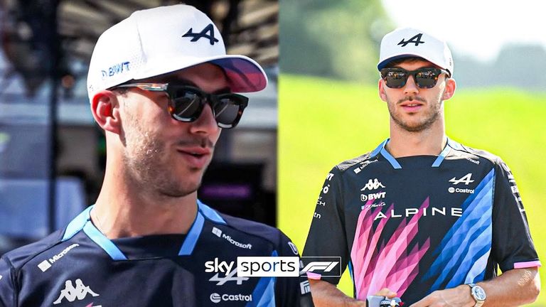 Pierre Gasly says he's 'excited' to have signed a multi-year contract extension with French team Alpine.