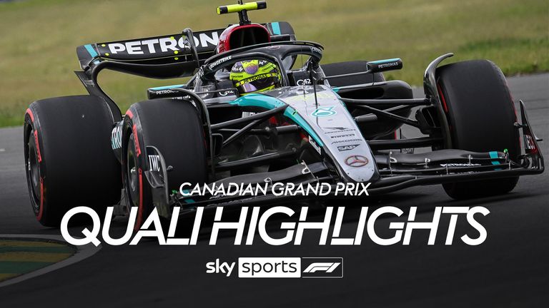Highlights of qualifying for the Canadian Grand Prix.