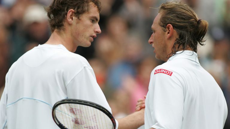 Murray stormed into the third round on his Wimbledon debut before losing to 2002 runner-up David Nalbandian