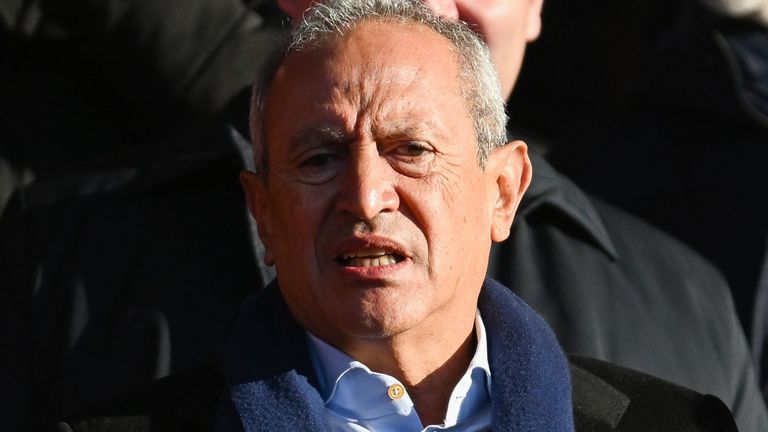 SOUTHAMPTON, ENGLAND - JANUARY 21: Aston Villa chairman Nassef Sawiris and CEO Christian Purslow look on ahead of the Premier League match between Southampton FC and Aston Villa at Friends Provident St. Mary's Stadium on January 21, 2023 in Southampton, England. (Photo by Mike Hewitt/Getty Images)