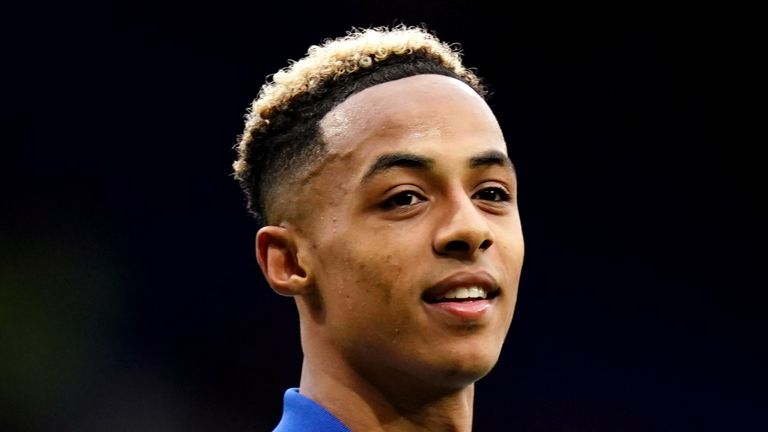 Ipswich Town's Omari Hutchinson celebrates their victory at the end of the match during the Sky Bet Championship match at Portman Road, Ipswich. Picture date: Saturday March 16, 2024.