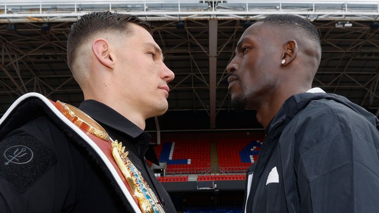 Chris Billam-Smith and Richard Riakporhe go head-to-head at Selhurst Park 