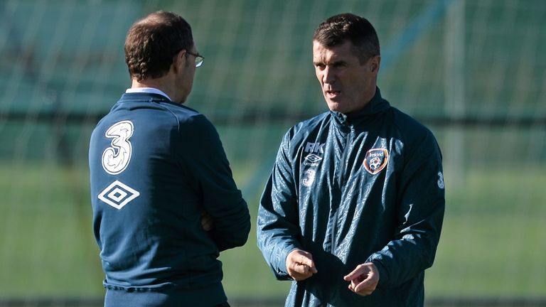 Keane worked with Republic of Ireland as Martin O'Neill's assistant