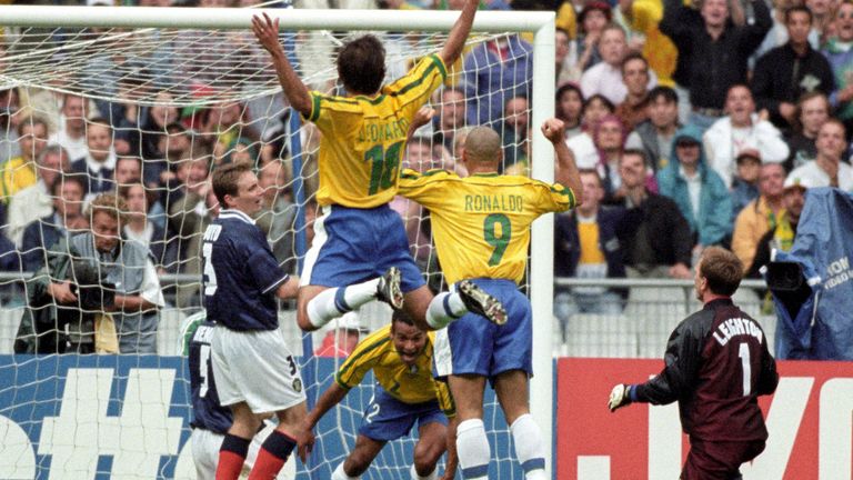 Tom Boyd's own goal ended Scotland's hopes of an upset against Brazil at the 1999 World Cup.