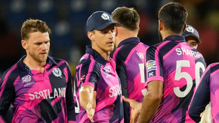 Scotland are out of the T20 World Cup after defeat to Australia (Associated Press)