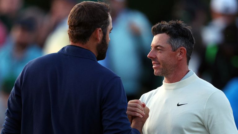 Scottie Scheffler and Rory McIlroy will play alongside Xander Schauffele for the first two rounds of the US Open