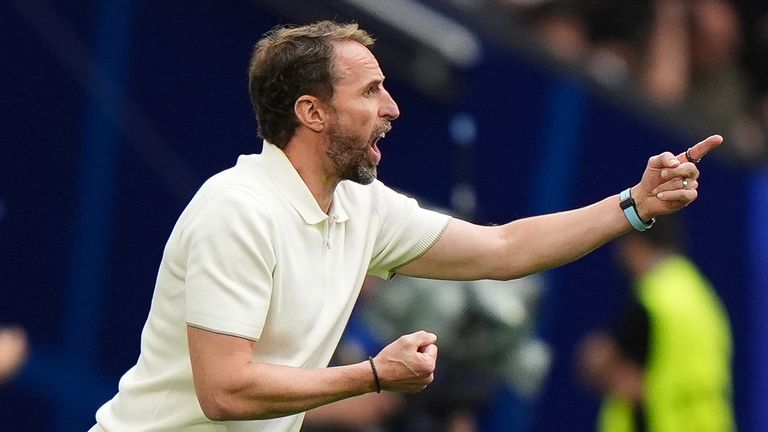 Gareth Southgate opted not to make half-time changes