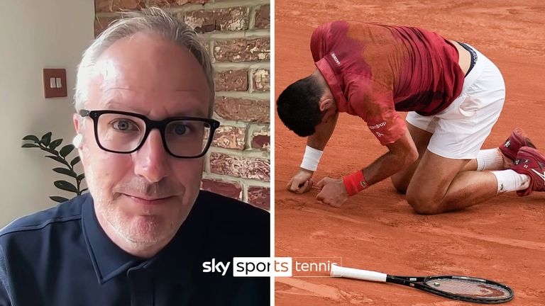 Sky Sports' Jonathan Overend gives the latest on whether Novak Djokovic has had surgery to treat a torn medial meniscus in his right knee and questions if he'll be fit in time for Wimbledon.