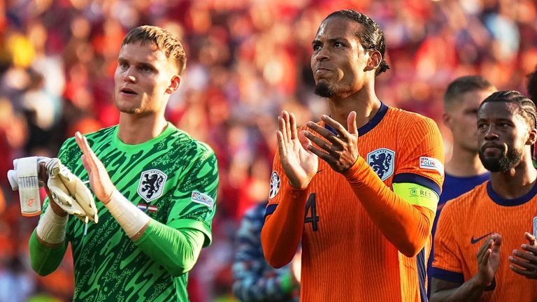 Virgil van Dijk didn't stop to speak to the media after the Netherlands were stunned by Austria - but later admitted his performances need to improve
