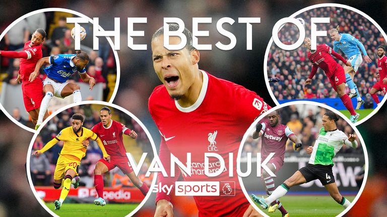 The best of Liverpool captain Virgil Van Dijk in the 2023/24 Premier League season.