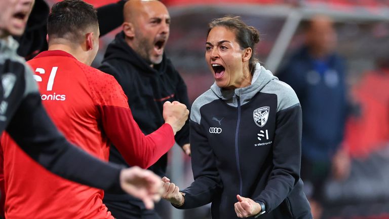 Sabrina Wittmann has been appointed the permanent head coach of Ingolstadt, marking the first time a female coach has been given a men's head coach role in Germany