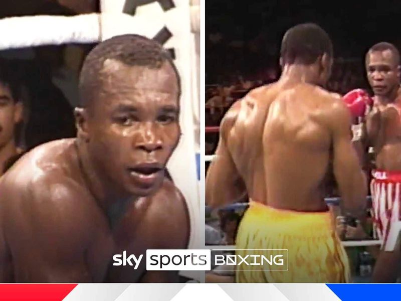 Back in 1989 the rematch between Ray Leonard and Thomas Hearns saw "Sugar"  hit the canvas twice before the fight ended in a thrilling draw.