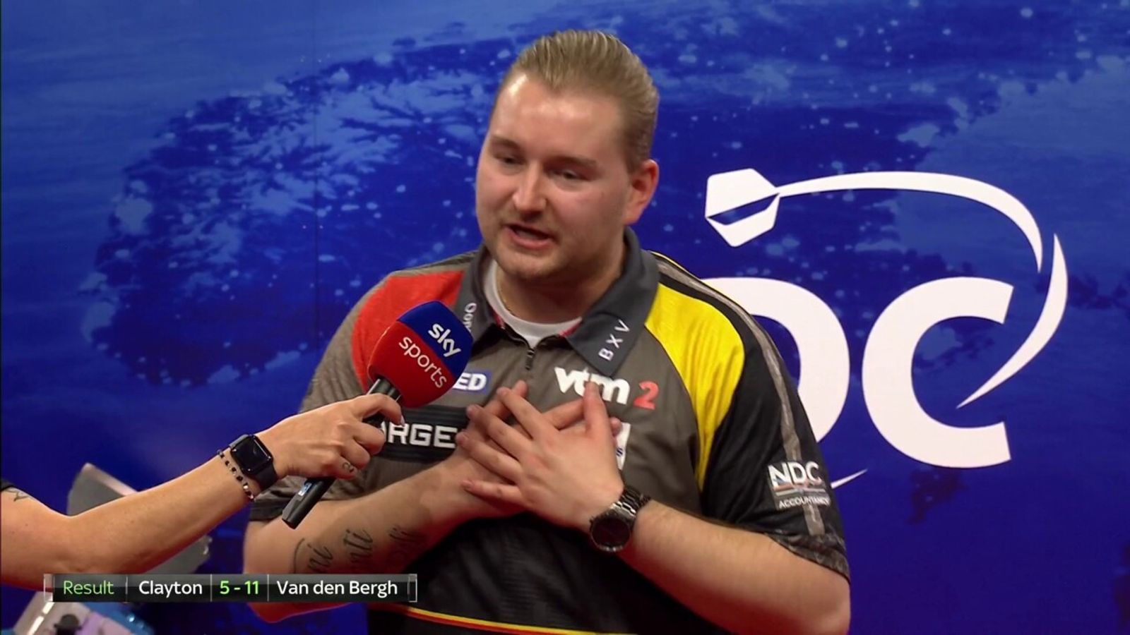 Dimitri Van den Bergh: I'm so proud I won against Jonny Clayton | Darts ...