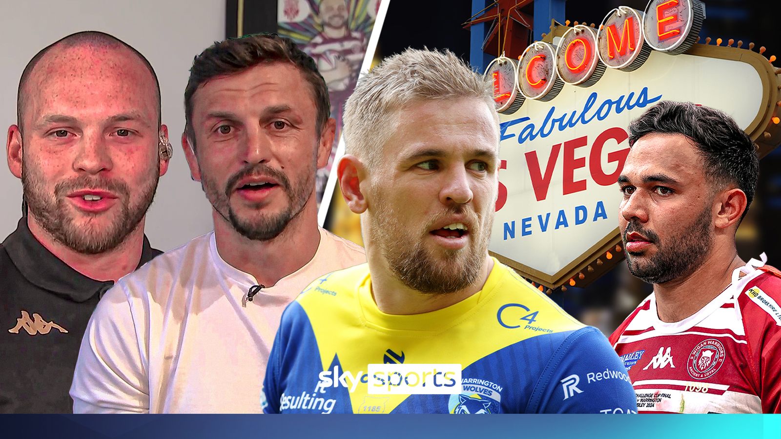 Super League in Las Vegas Wigan Warriors and Warrington Wolves set for