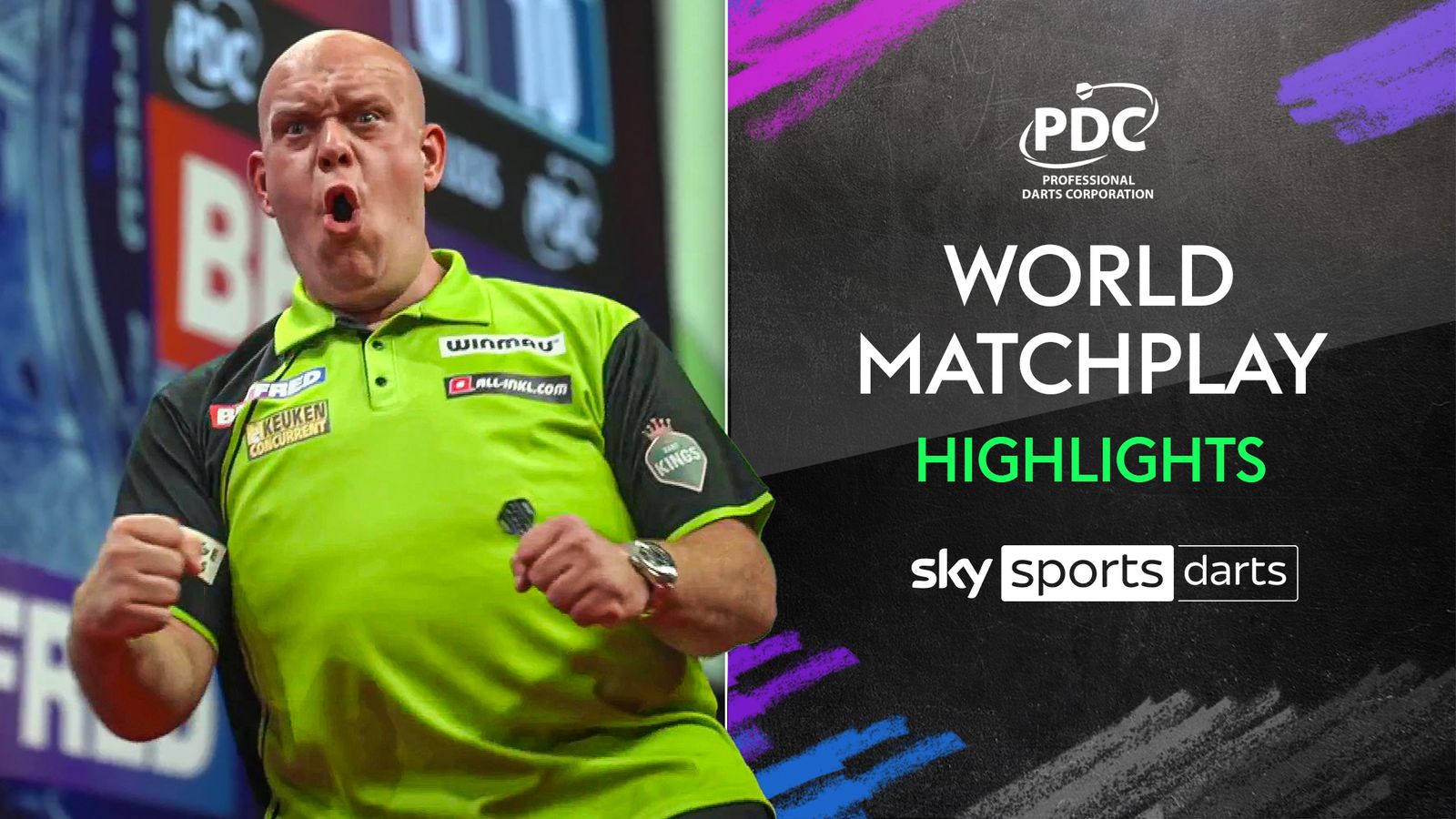 World Matchplay Darts Story of Night Five Darts News Sky Sports