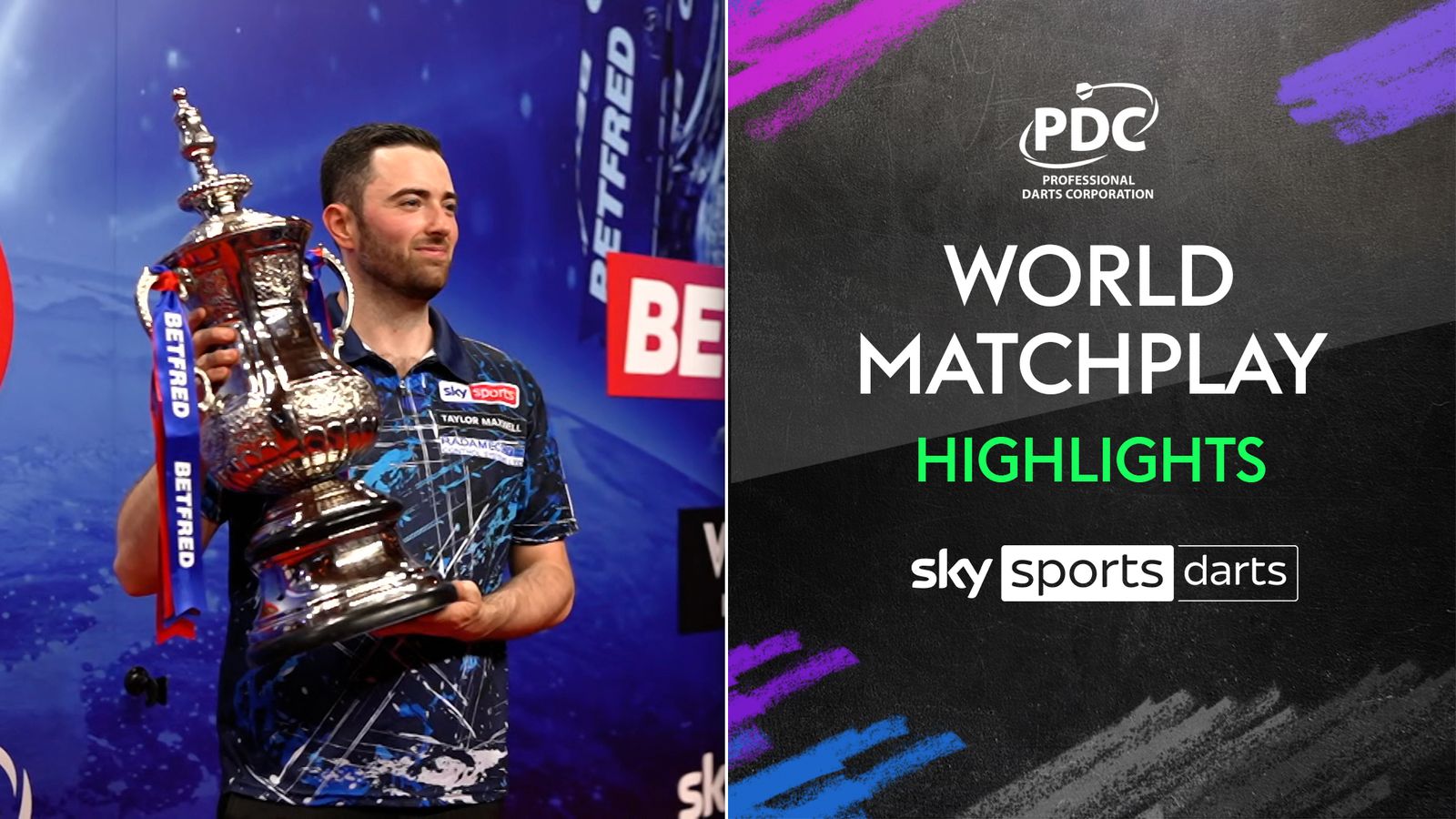 World Matchplay Darts Luke Humphries joins the greats after beating