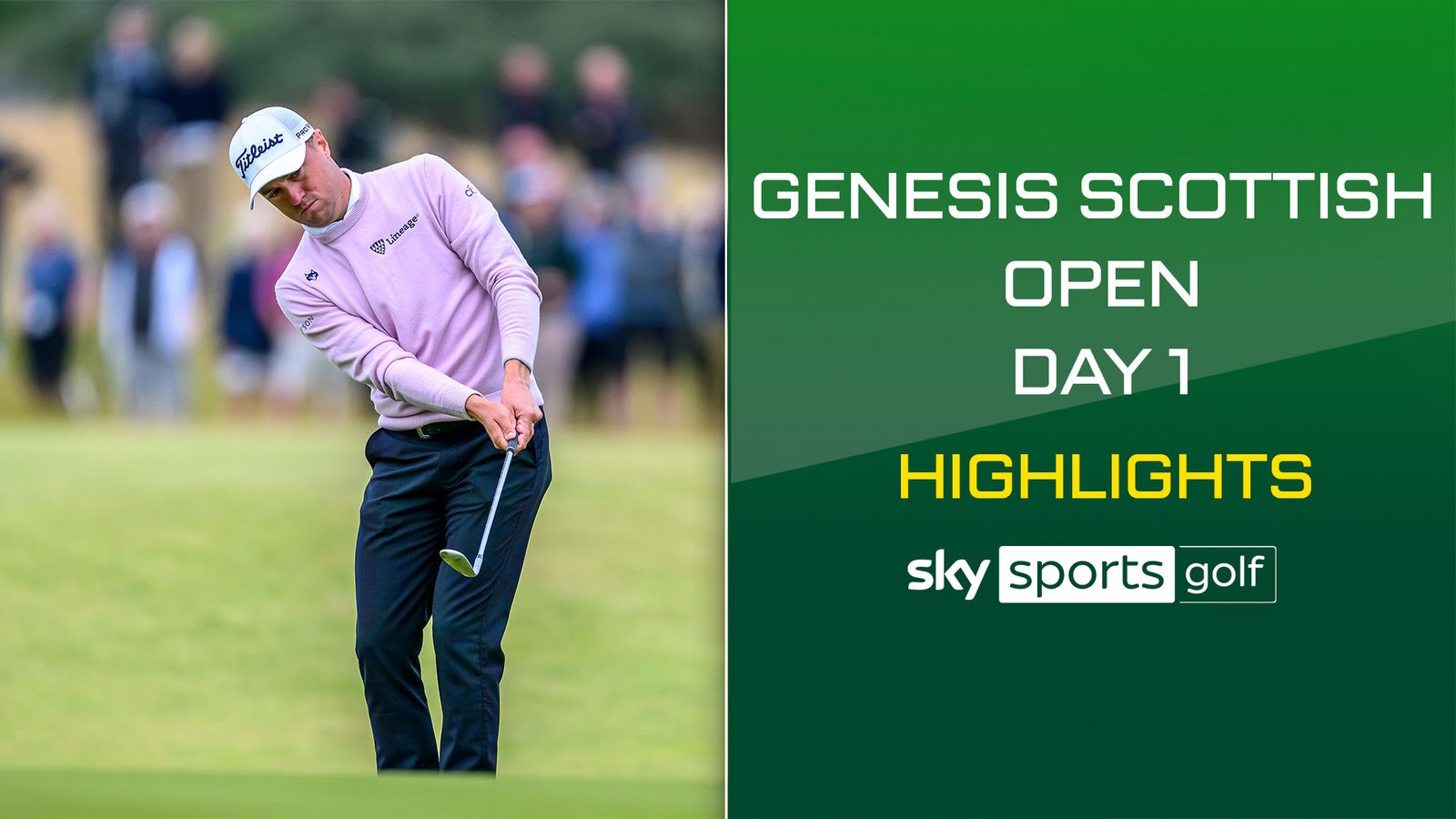 Justin Thomas claims first-round lead at Scottish Open | Genesis ...