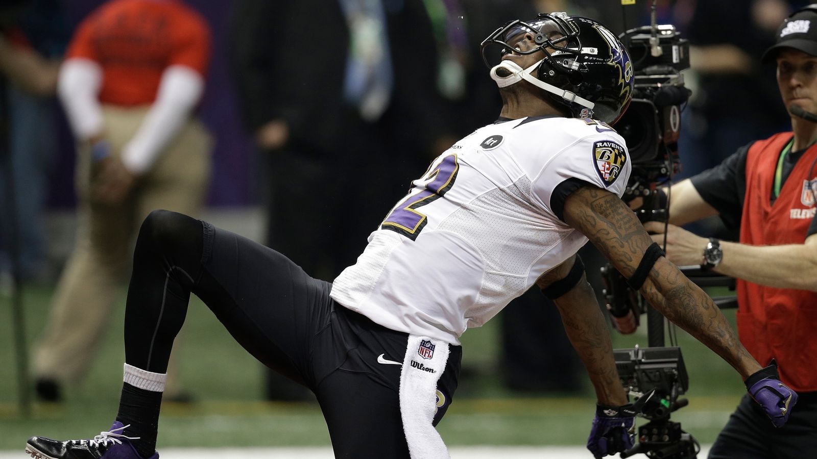 Jacoby Jones, former Baltimore Ravens wide receiver and Super Bowl