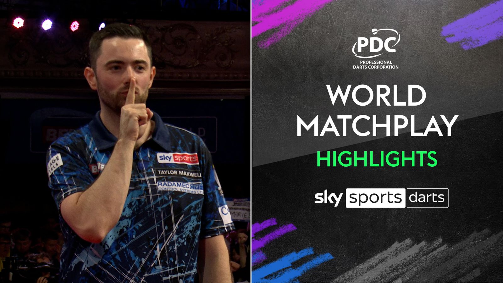 World Matchplay Darts Story of Night Six Darts News Sky Sports