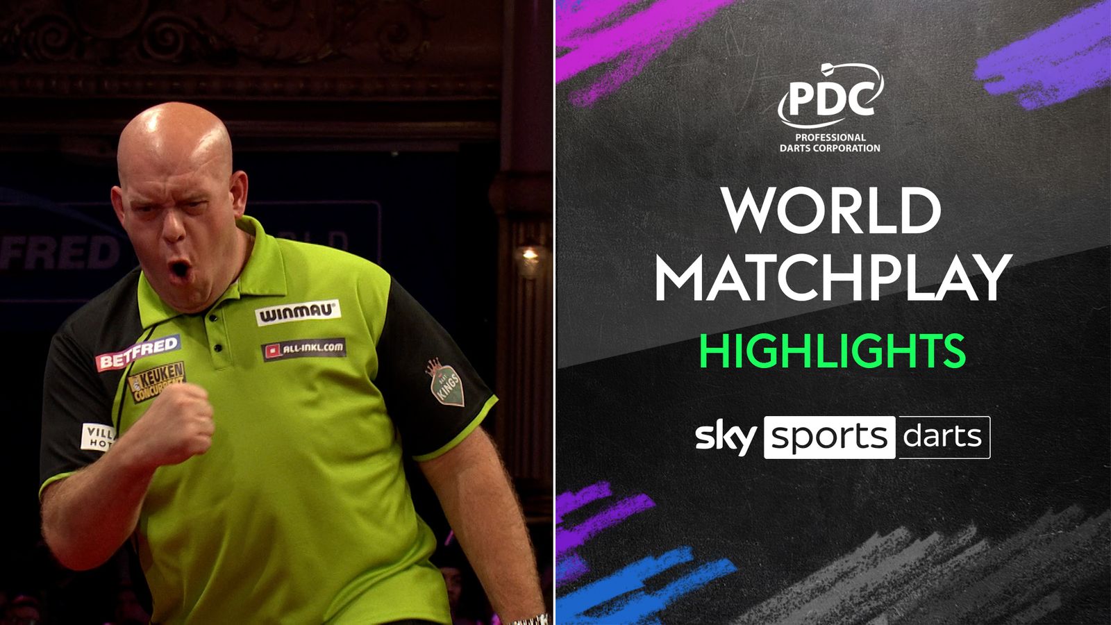 World Matchplay Darts Story of Night Seven Darts News Sky Sports