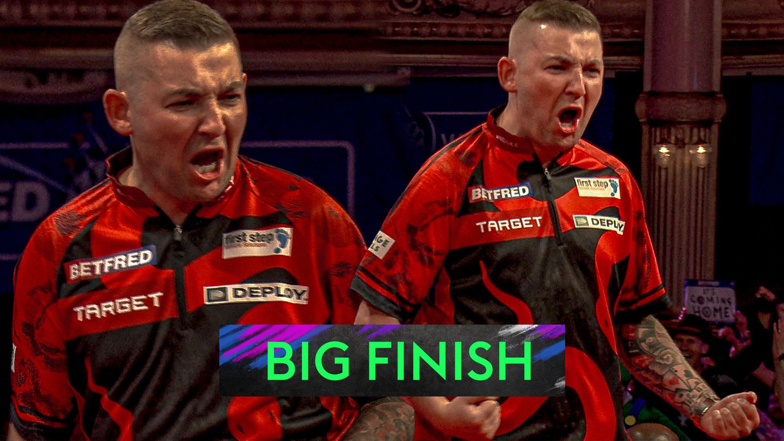 World Matchplay Darts | Nathan Aspinall let's emotions go after big 128 ...