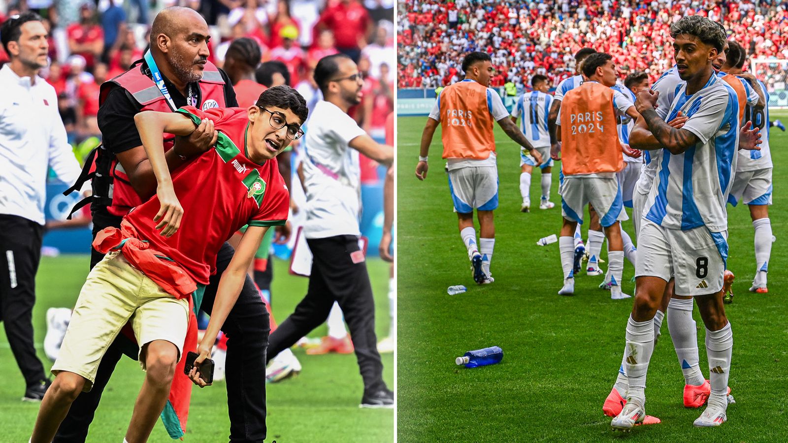 Argentina 12 Morocco Chaotic Olympics opening game marred by crowd